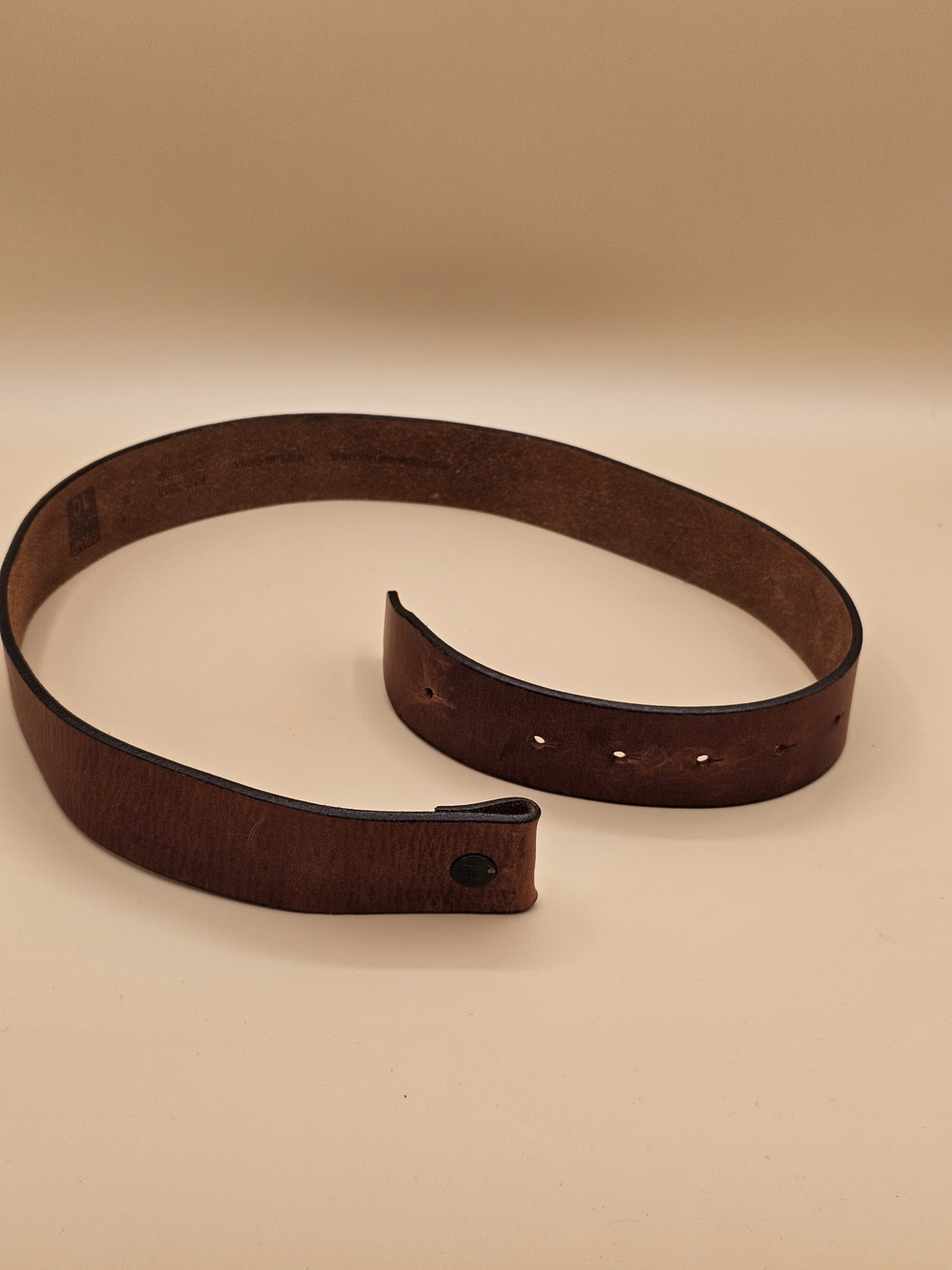 Brown Leather Belt Strap